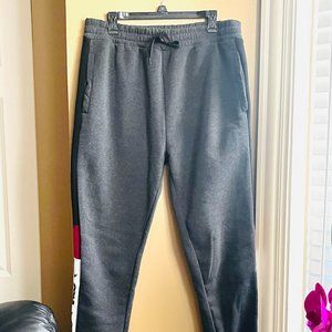 TKO Technical Knockout Joggers Men's Pants winter Dark Grey Black White size XL
